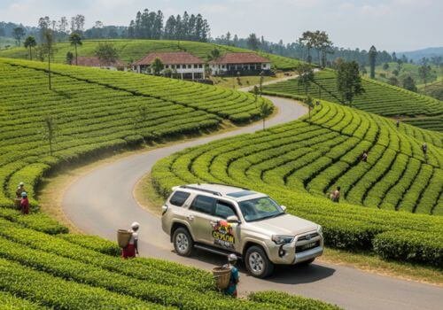 Explore Sri Lankas hill country with Wow Ceylon Tours, featuring lush tea plantations and scenic train rides through Kandy, Nuwara Eliya, Haputale, and beyond